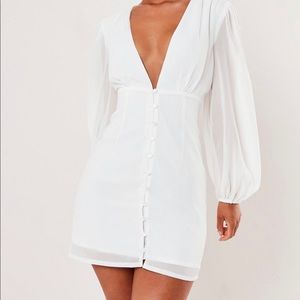 ****SOLD***Missguided PXS white dress